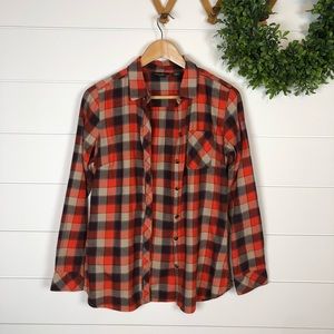 Eddie Bauer Flannel Button Down Shirt